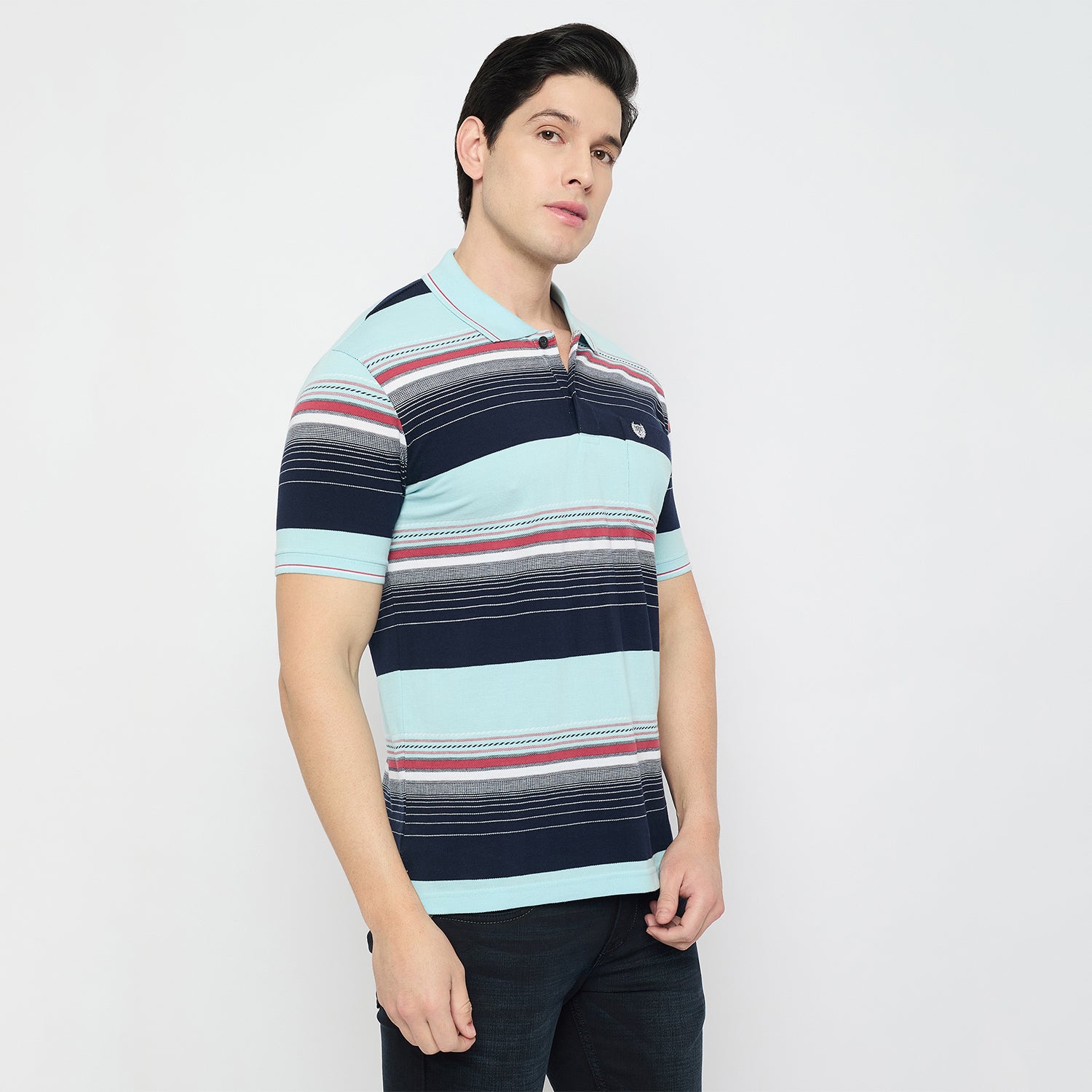 Duke Urban Men Half Sleeve Cotton Polo Tshirt (LF7384)