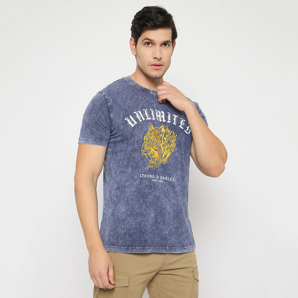 Duke Urban Men Half Sleeve Cotton Tshirt (LF7427)