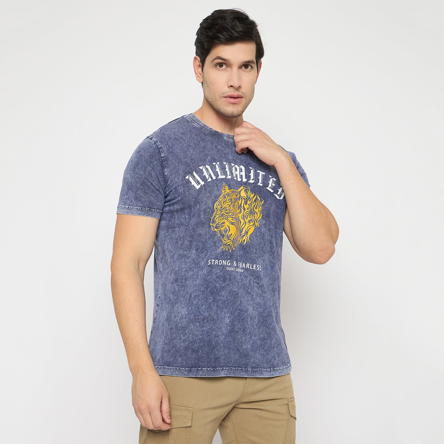 Duke Urban Men Half Sleeve Cotton Tshirt (LF7427)