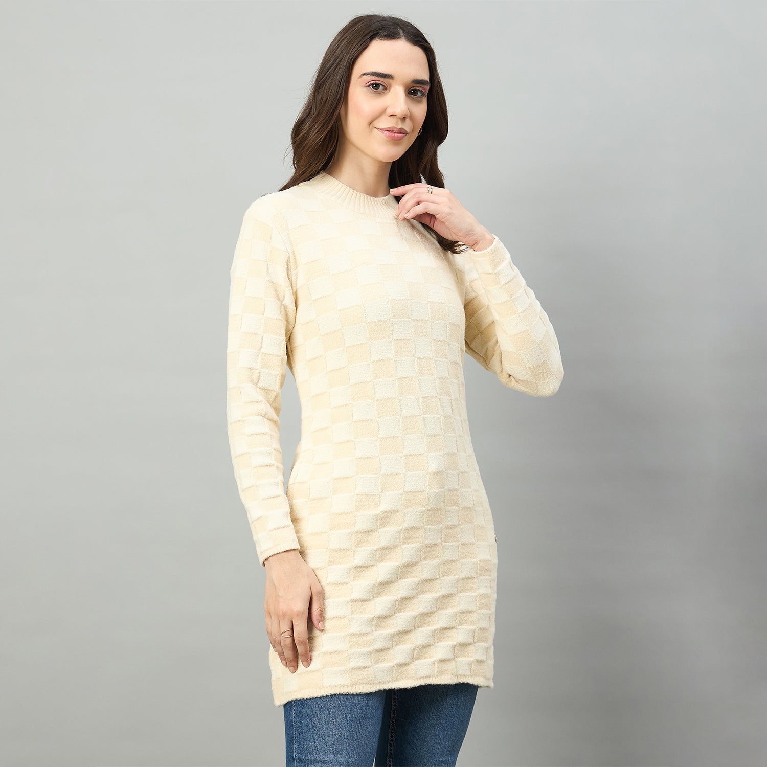 Duke Urban Women Full Sleeve Front Open Regular Cardigan (SDS1281)