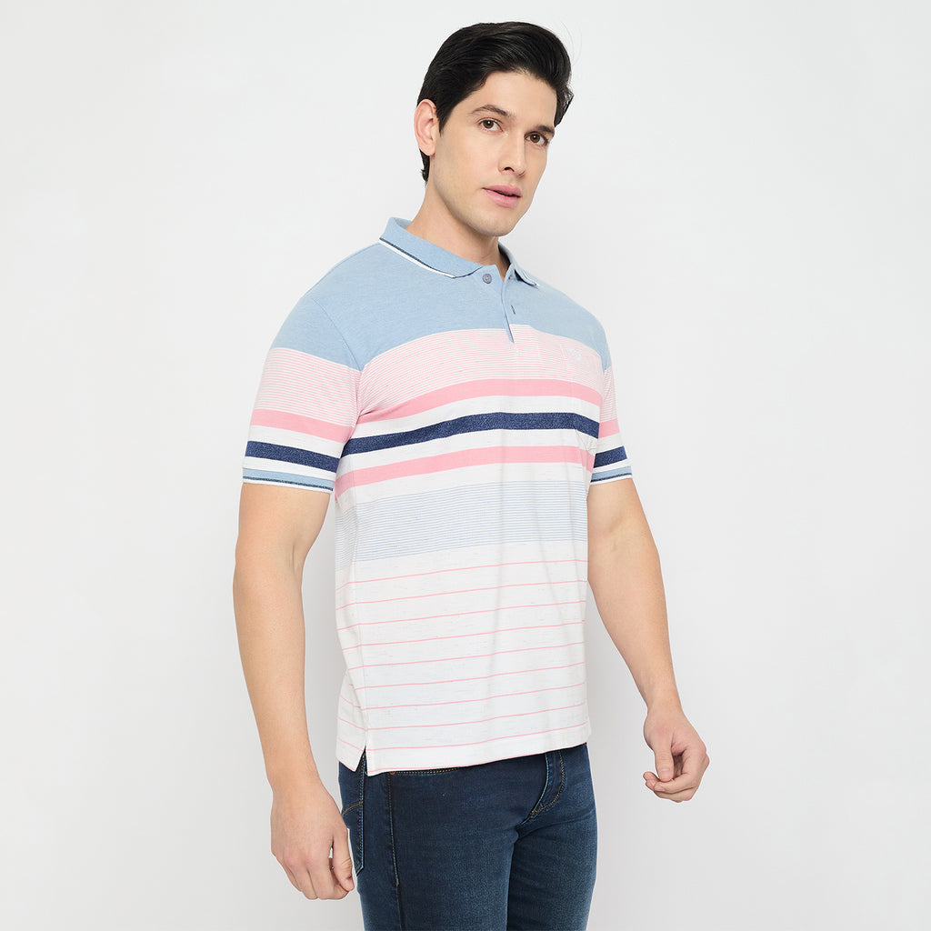 Duke Urban Men Half Sleeve Cotton Polo Tshirt (LF7364)