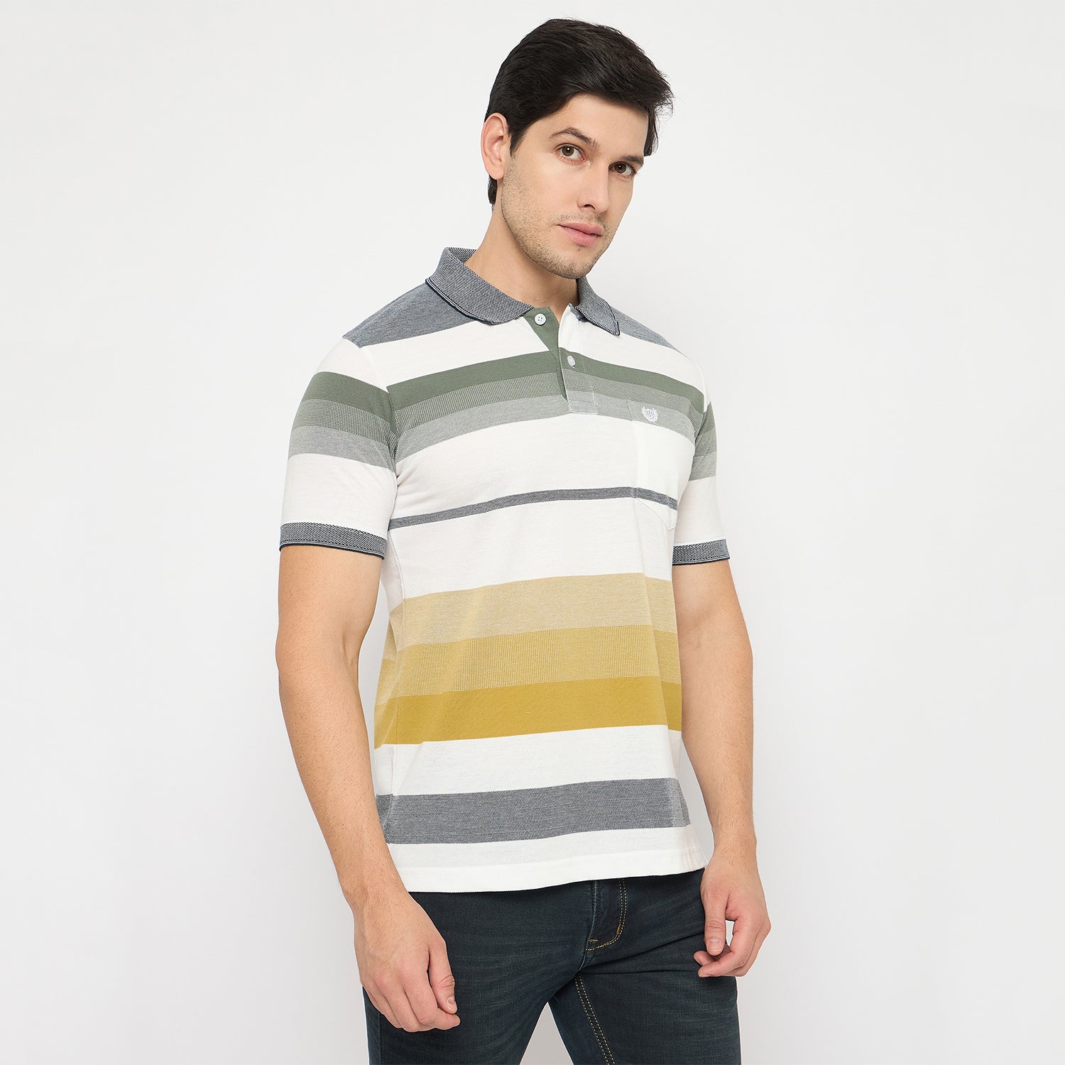 Duke Urban Men Half Sleeve Cotton Tshirt (LF7377)