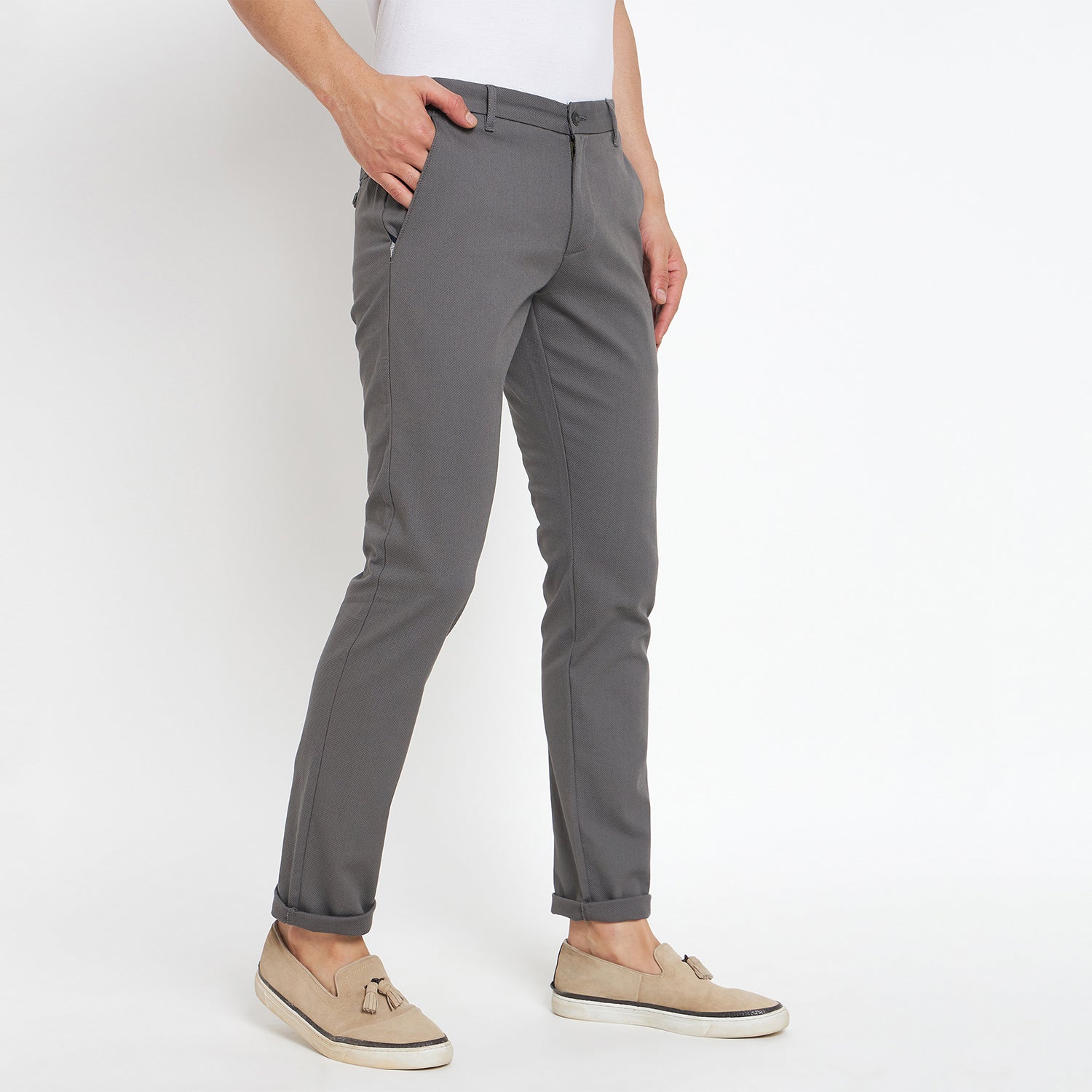 Duke Urban Men Solid Chinos Trousers (SDT4598)