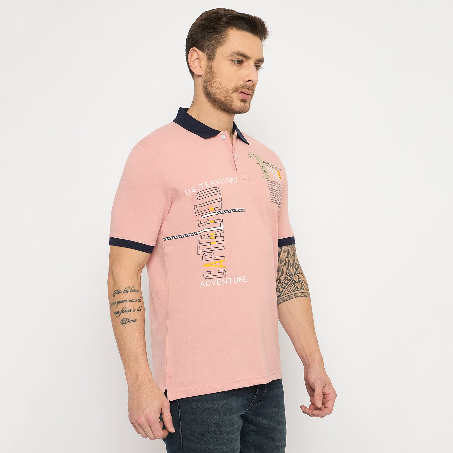 Duke Urban Men Half Sleeve Cotton Tshirt (ONLF305)