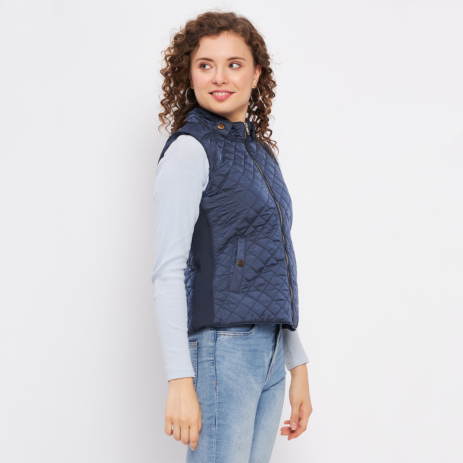 Duke Urban Women Sleeveless Jacket (SDZ6736)