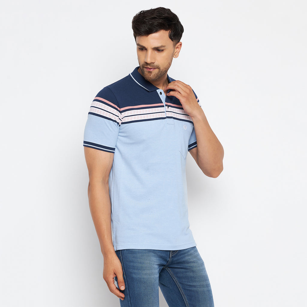 Duke Stardust Men Polo Neck Half Sleeve Cotton T-shirt (LF7074)