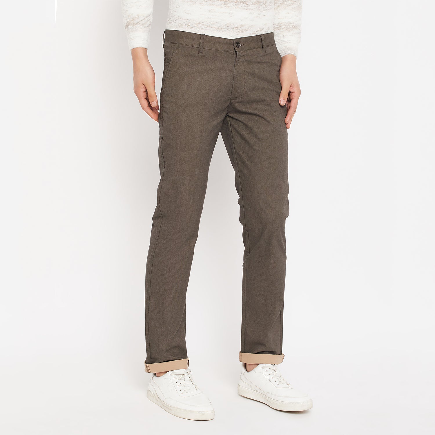 Duke Urban Men Solid Chinos Trousers (SDT4519)
