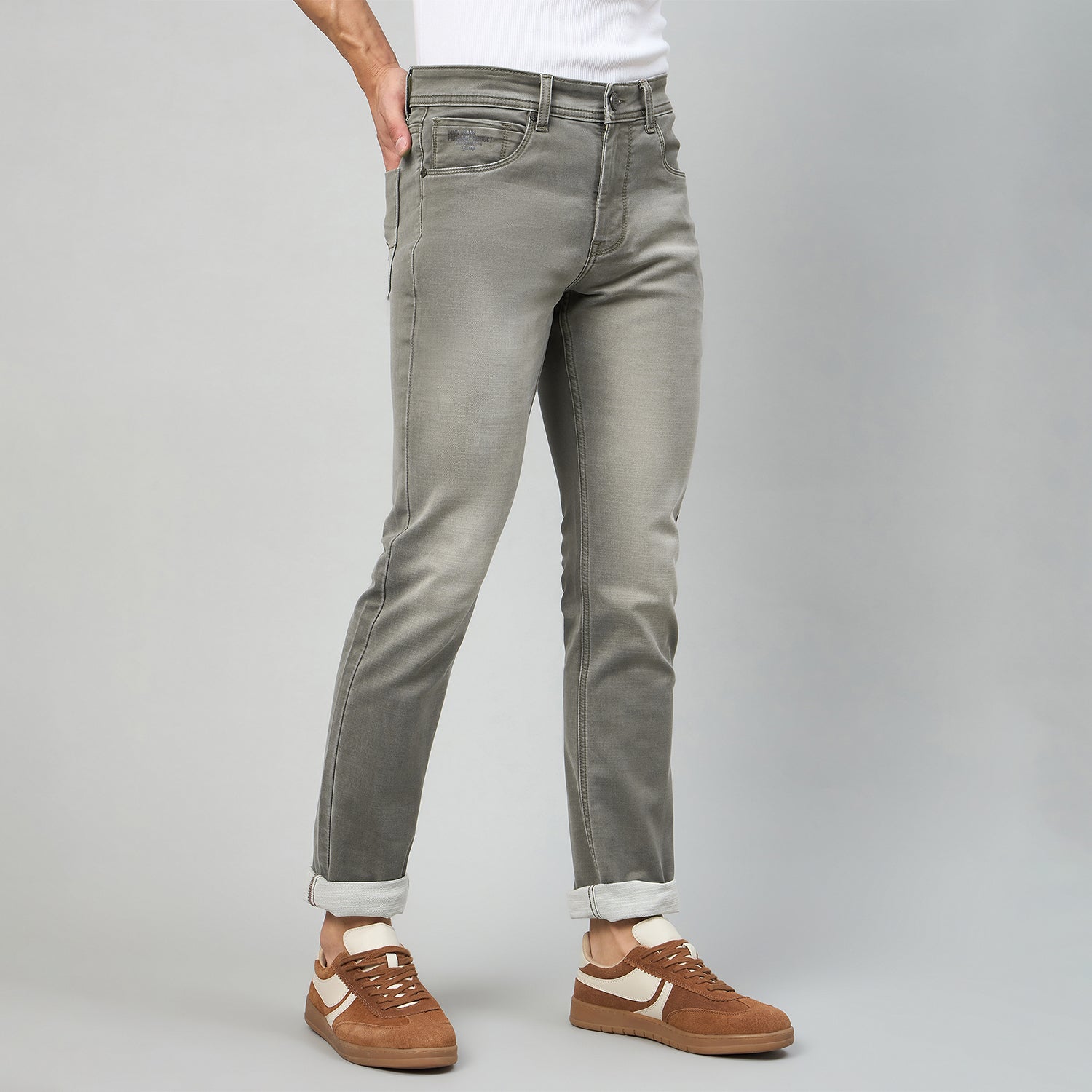 Duke Men Narrow Fit Stretchable Jeans (SDD5999N)