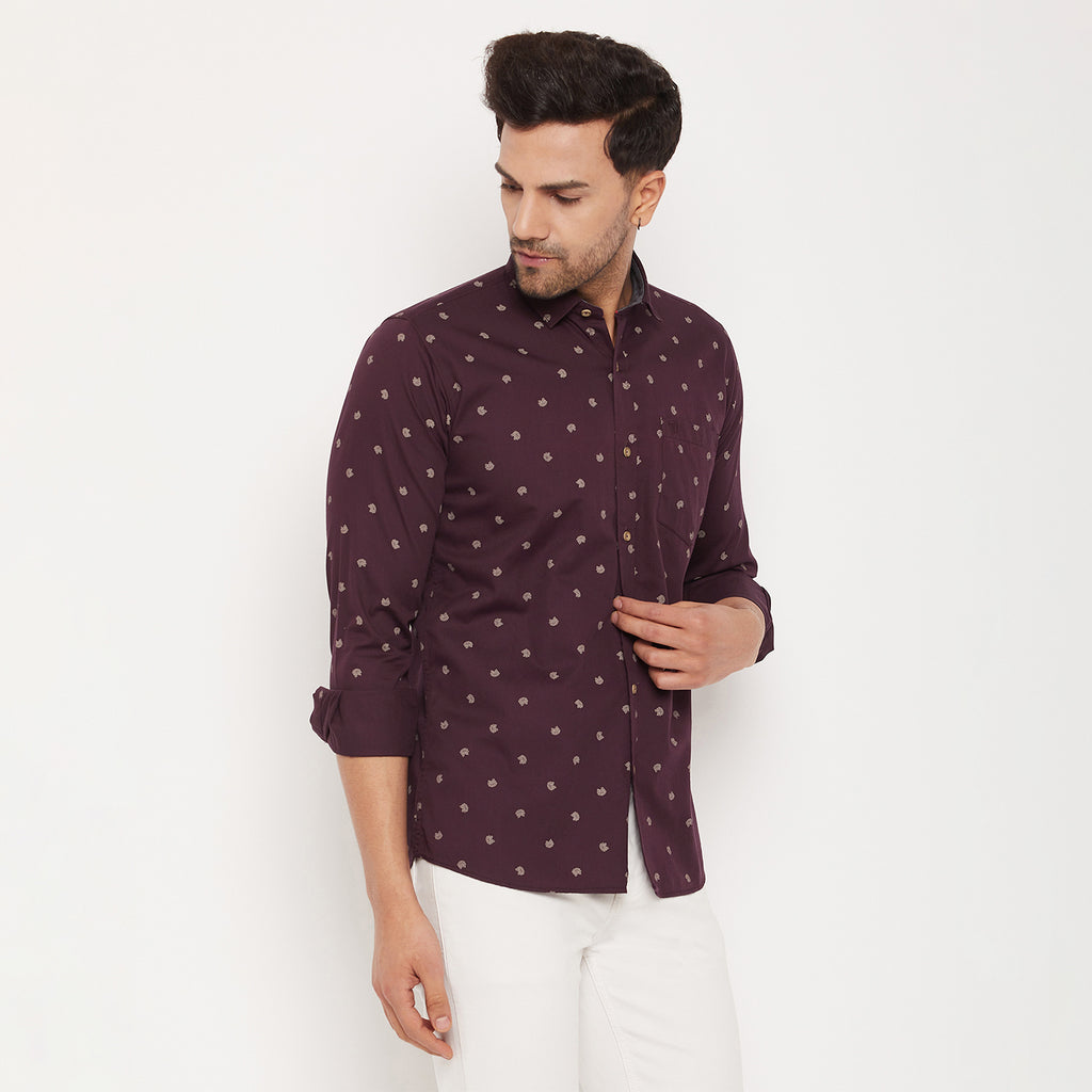 Duke Stardust Men Full Sleeve Cotton Shirt (SDO8PRTC)