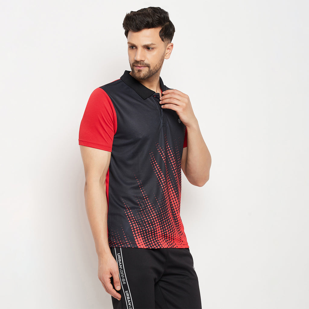 Duke Stardust Men Half Sleeve Polo Neck Cotton T-shirt (GD1224)