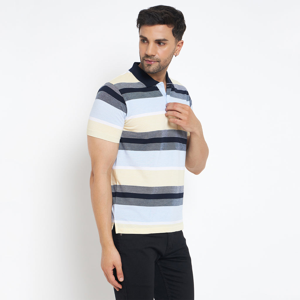 Duke Stardust Men Half Sleeve Cotton T-shirt (MLF1115)