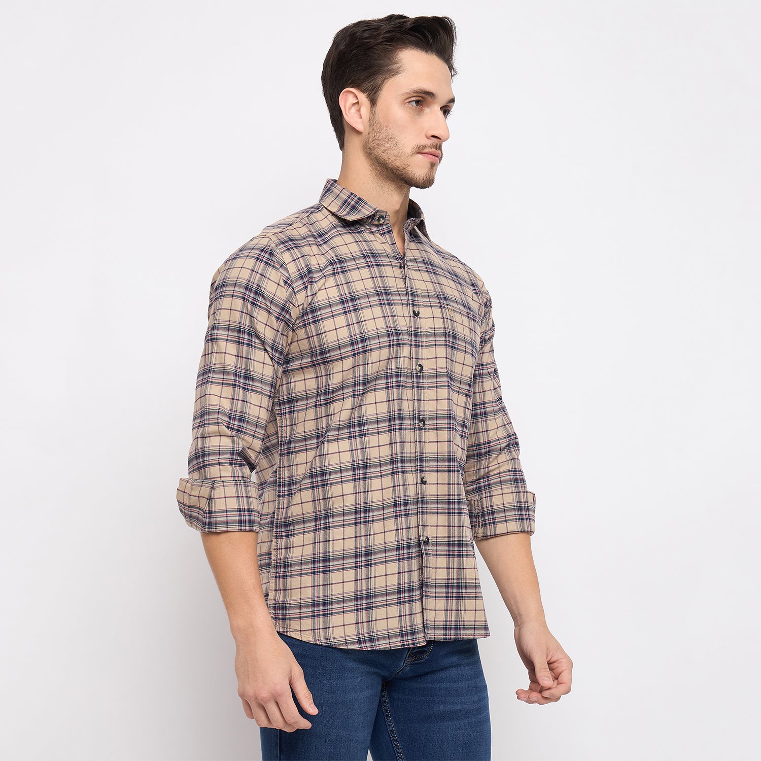 Duke Urban Men Full Sleeve Cotton Shirt (SDO8CKOK)