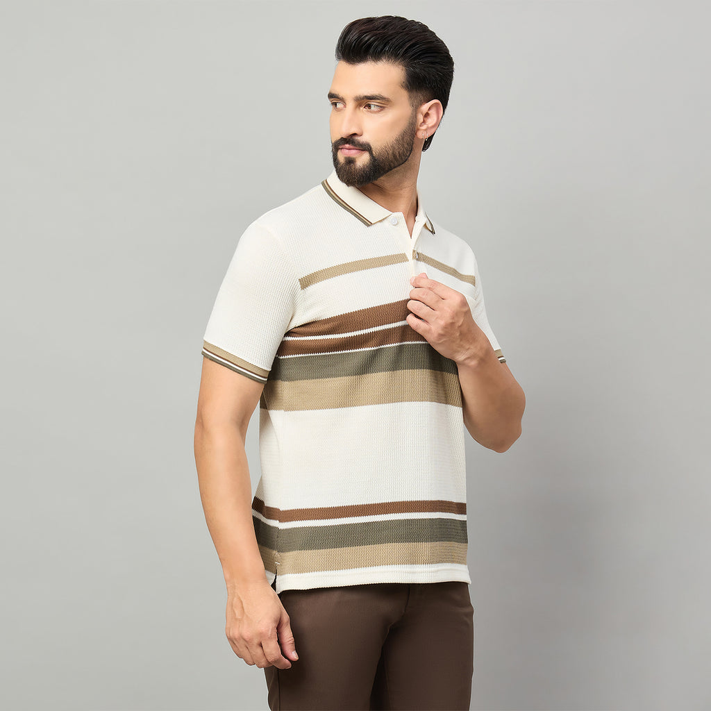 Duke Urban Men Half Sleeve Polo Cotton Tshirt (LF7671)
