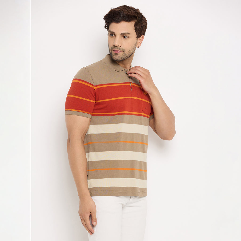 Duke Urban Men Half Sleeve Cotton T-shirt (LF7199)