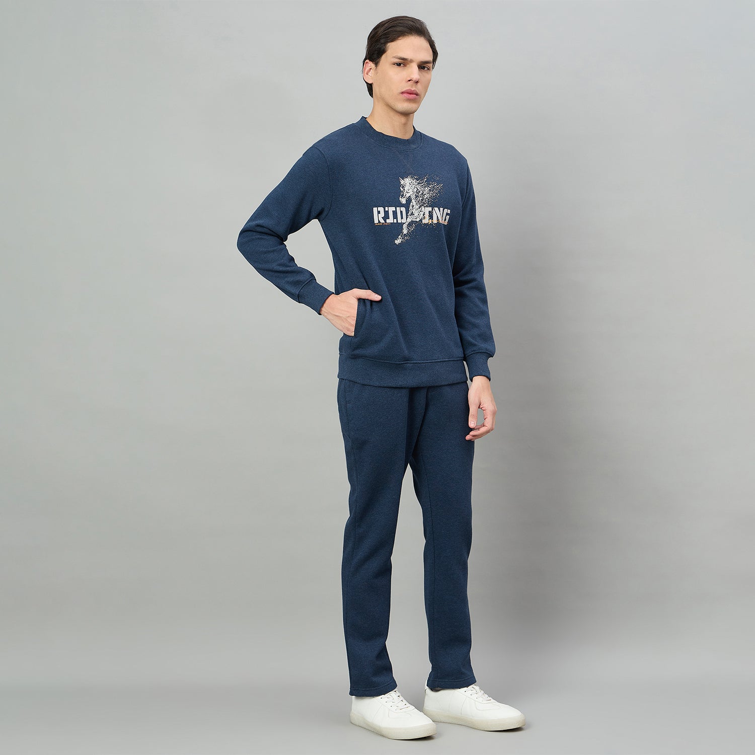 Duke Urban Men Round Neck Full Sleeve Regular Tracksuit (LF6054)