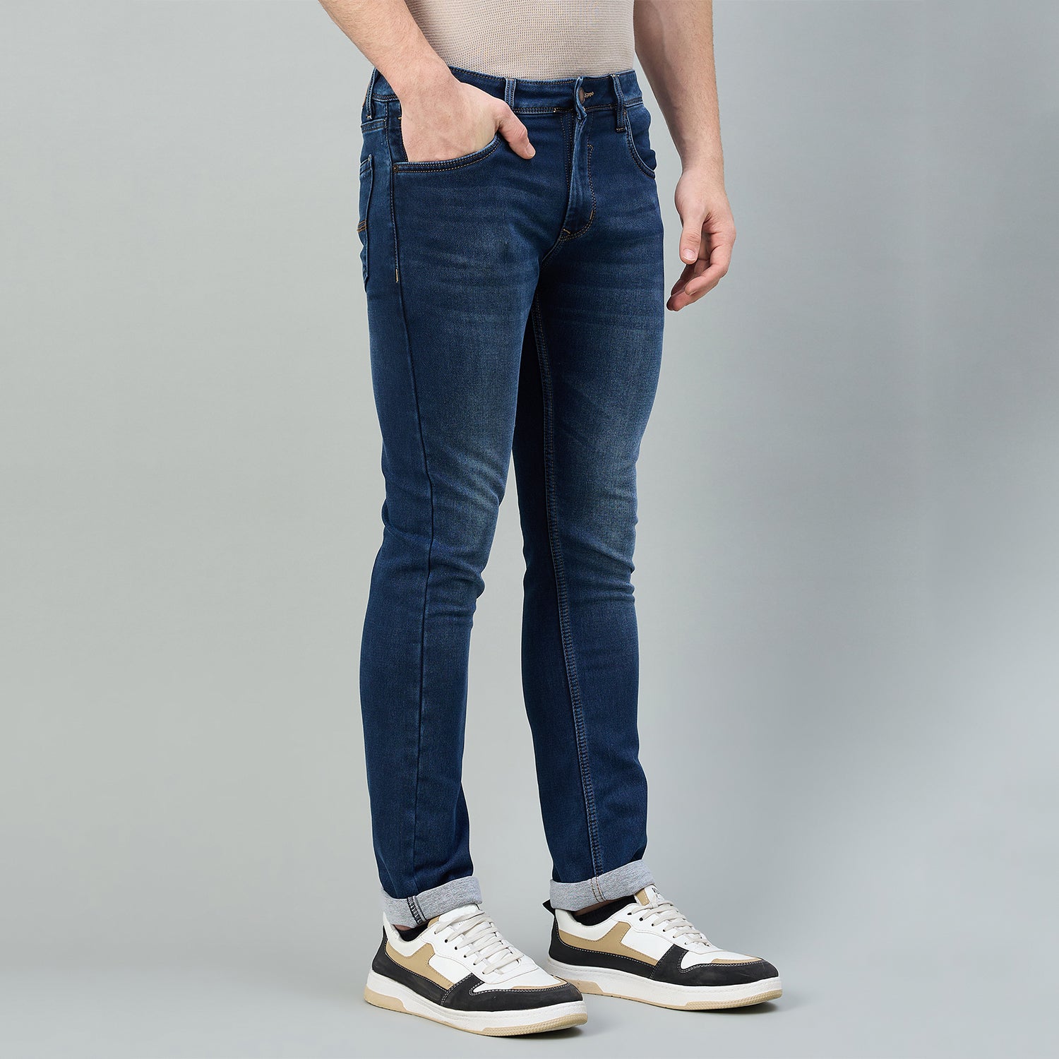 Duke Men Comfort Fit Designer Jeans (SDD5929N)