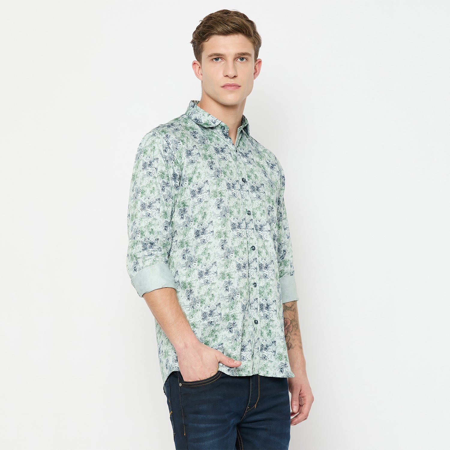 Duke Urban Men Full Sleeve Cotton Shirt (SDO8PRX)