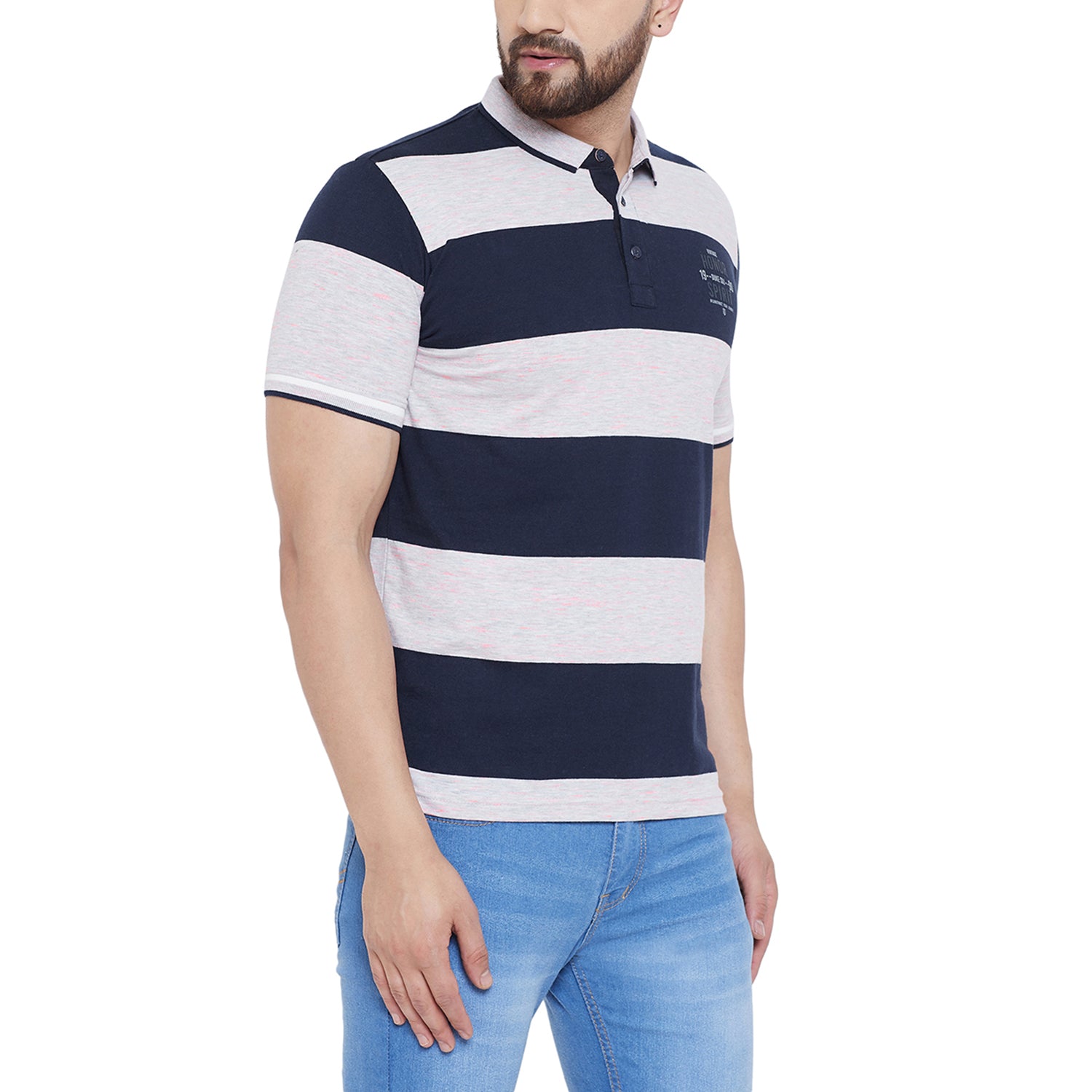 Duke Stardust Men Half Sleeve Cotton Tshirt (LF4681)
