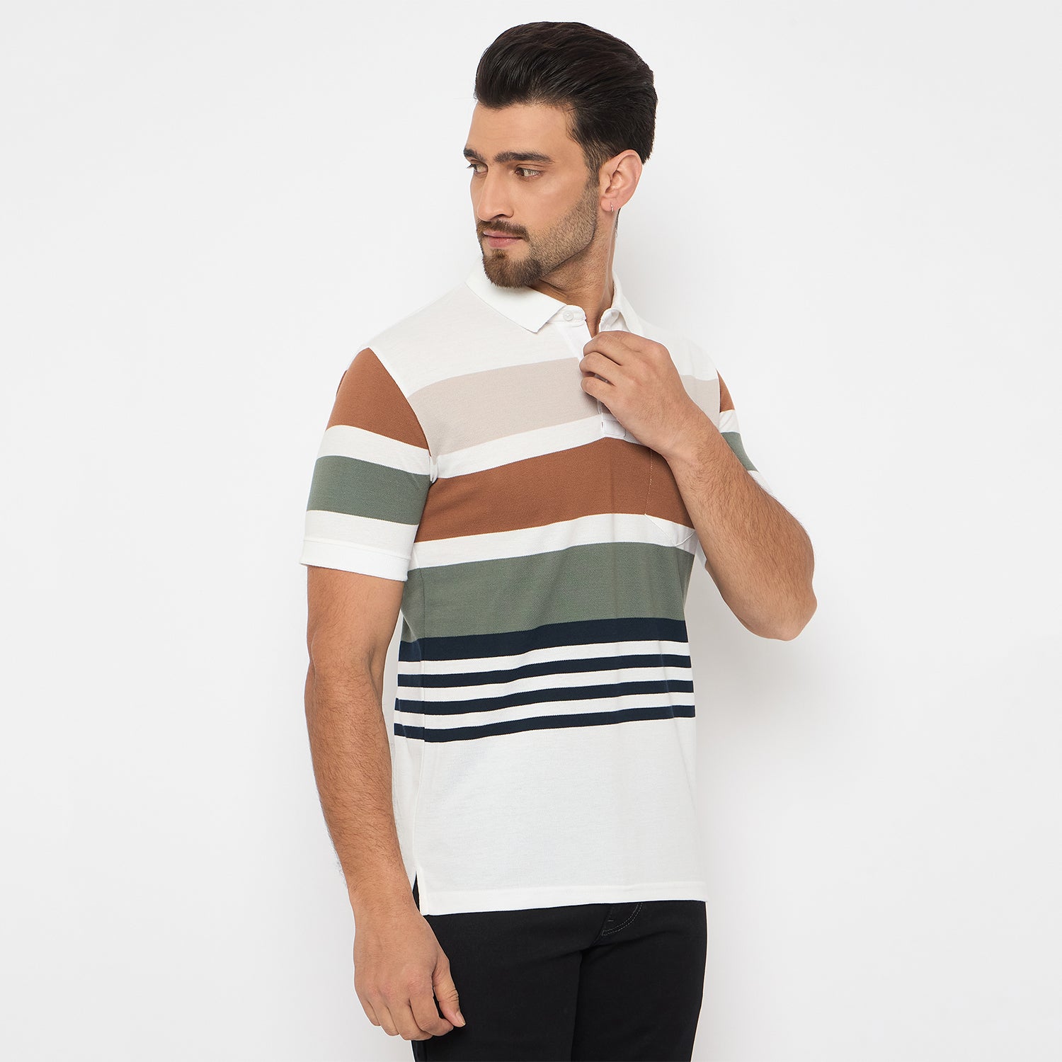 Duke Urban Men Half Sleeve Cotton Tshirt (LF7375)