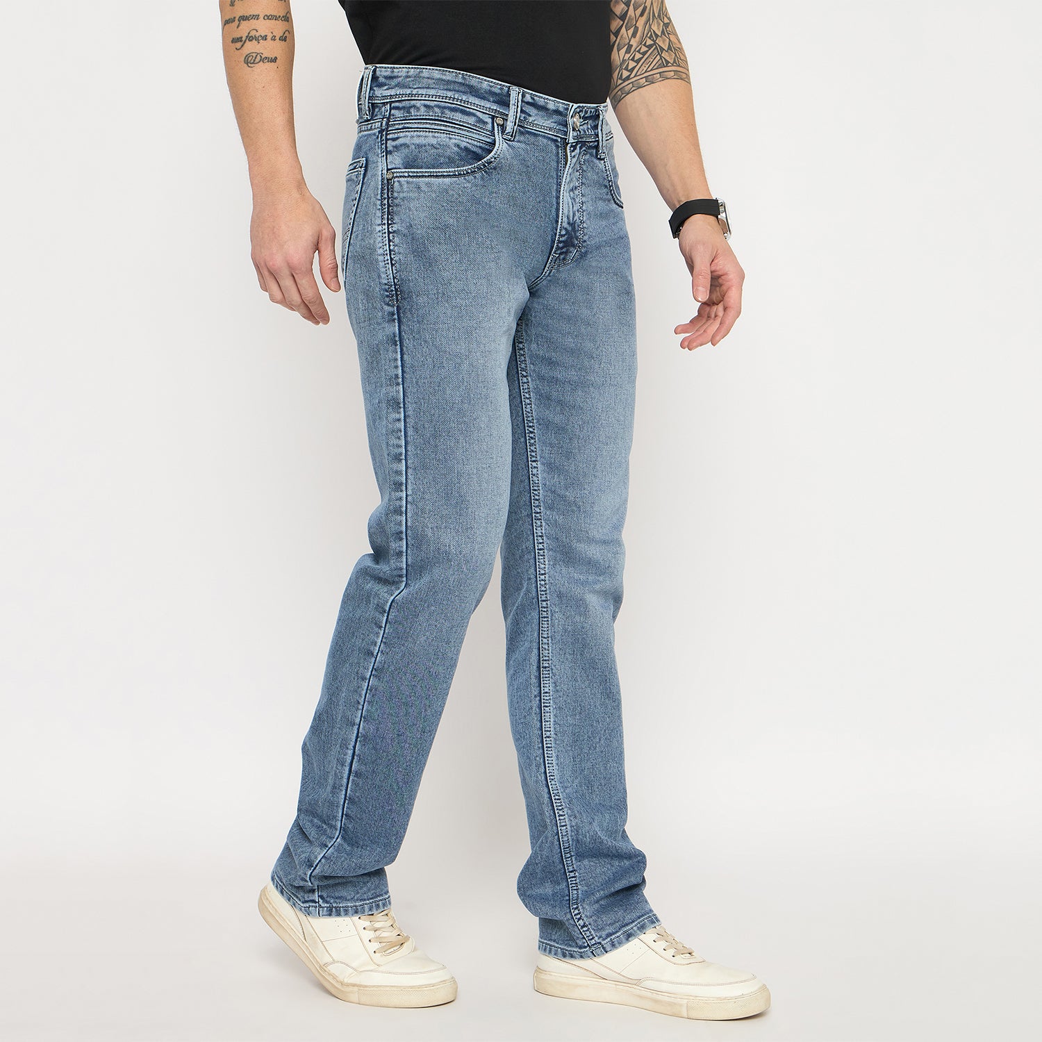 Duke Urban Men Comfort Fit Stretchable Jeans (SDD5670C)