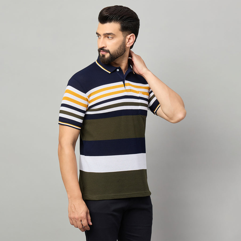 Duke Urban Men Half Sleeve Polo Cotton Tshirt (LF7649)
