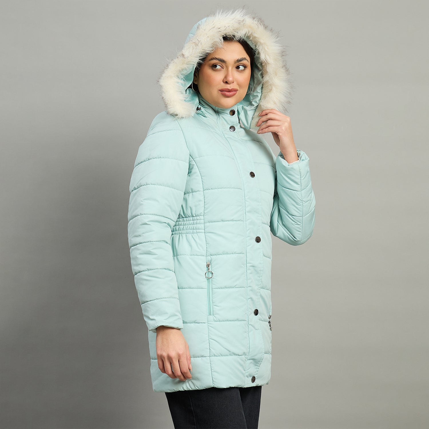 Duke Urban Women Short Style Full Sleeve Hooded Jacket (SDZ4180)