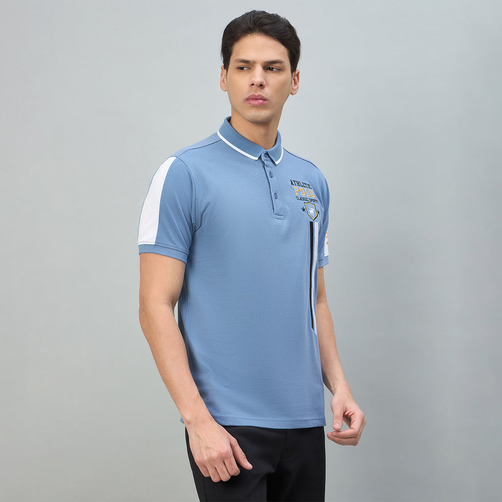 Duke Urban Men Solid Half Sleeve Slim fit Polo Tshirt (LF7552)
