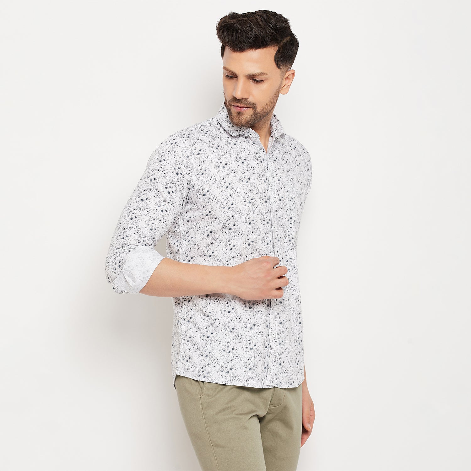 Duke Urban Men Full Sleeve Cotton Shirt (SDO8PRSQ)