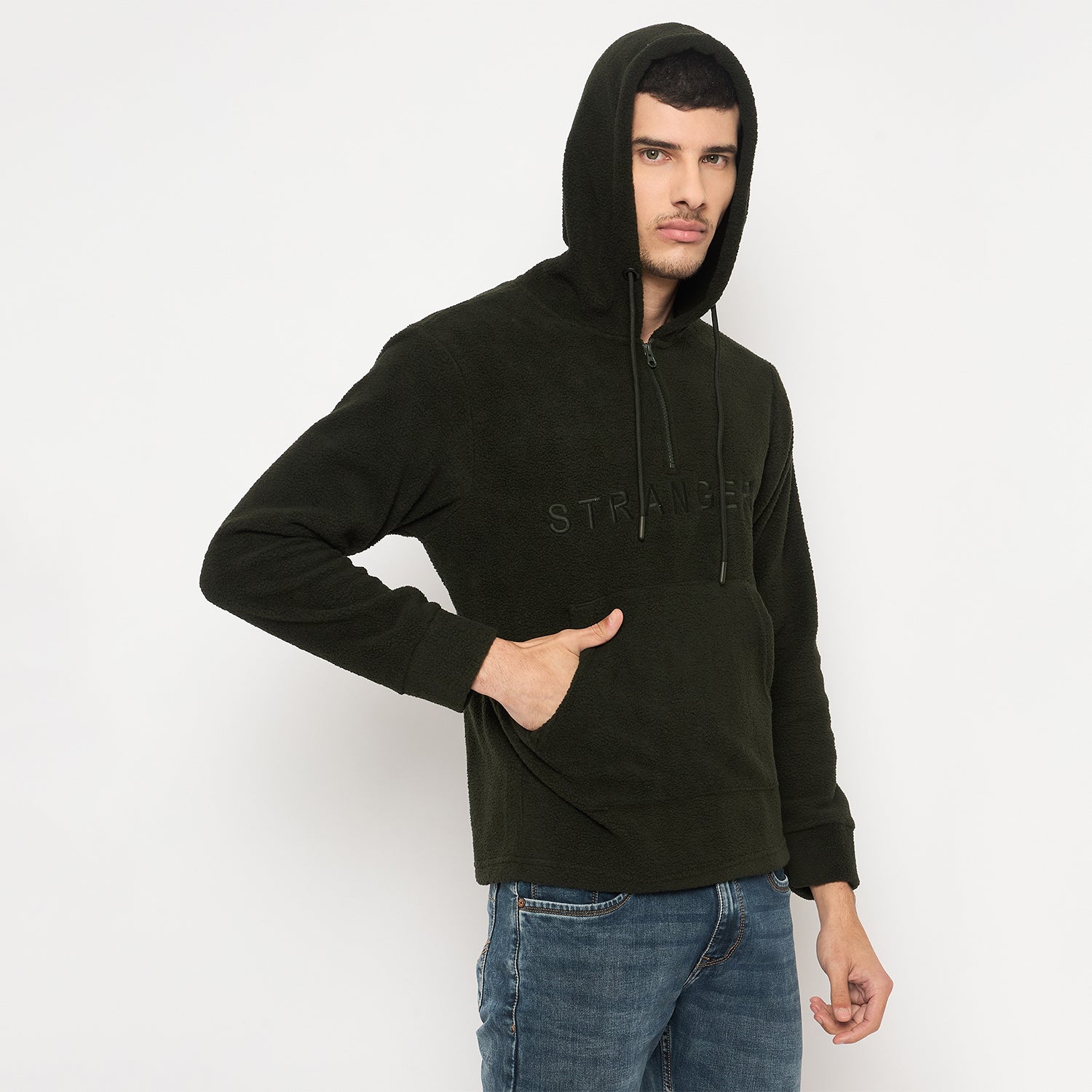 Duke Urban Men Full Sleeve Hooded Sweatshirt (LF6395)