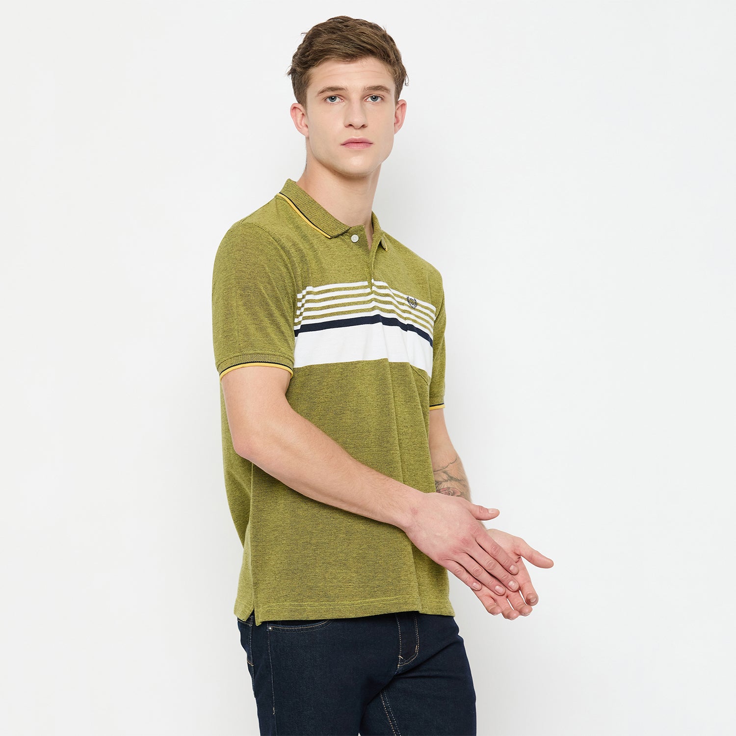 Duke Urban Men Half Sleeve Cotton Tshirt (LF5879)