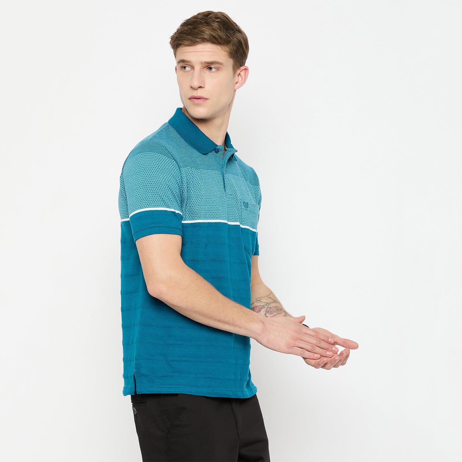 Duke Urban Men Half Sleeve Cotton Tshirt (LF7213)