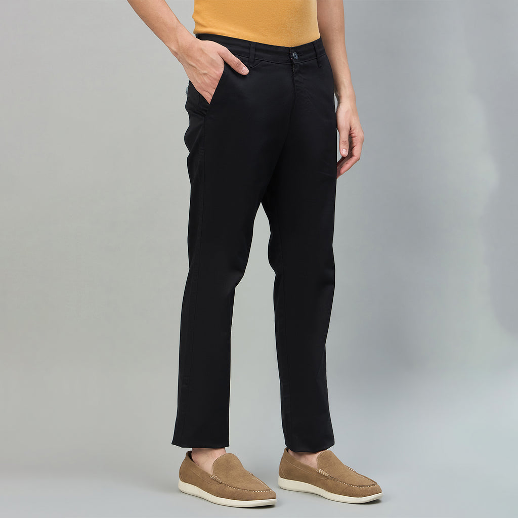 Duke Urban Men Flatfront Narrowfit Non-denim Casual Trouser (SDT4661)