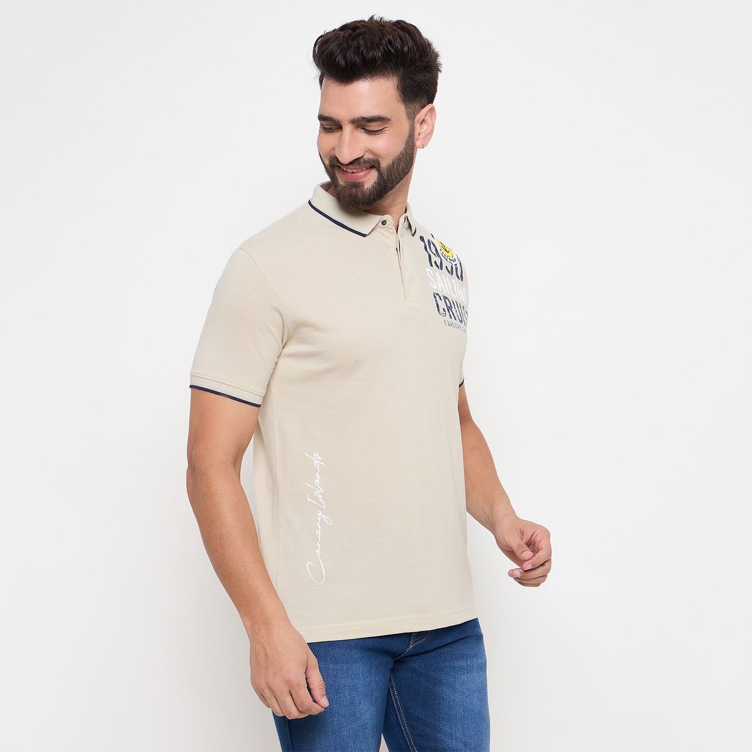 Duke Urban Men Half Sleeve Cotton Tshirt (LF7172)