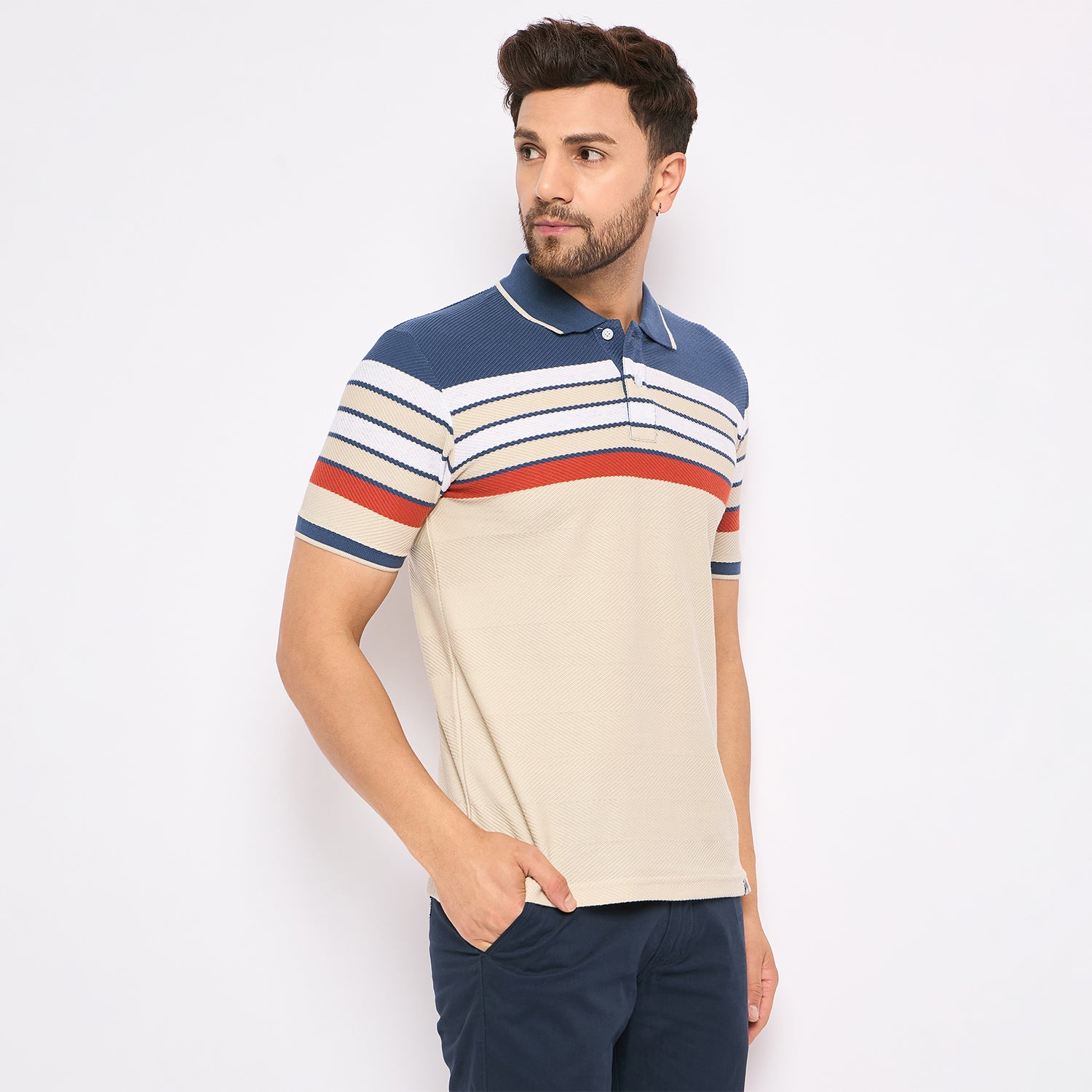 Duke Urban Men Half Sleeve Cotton T-shirt (LF7215)