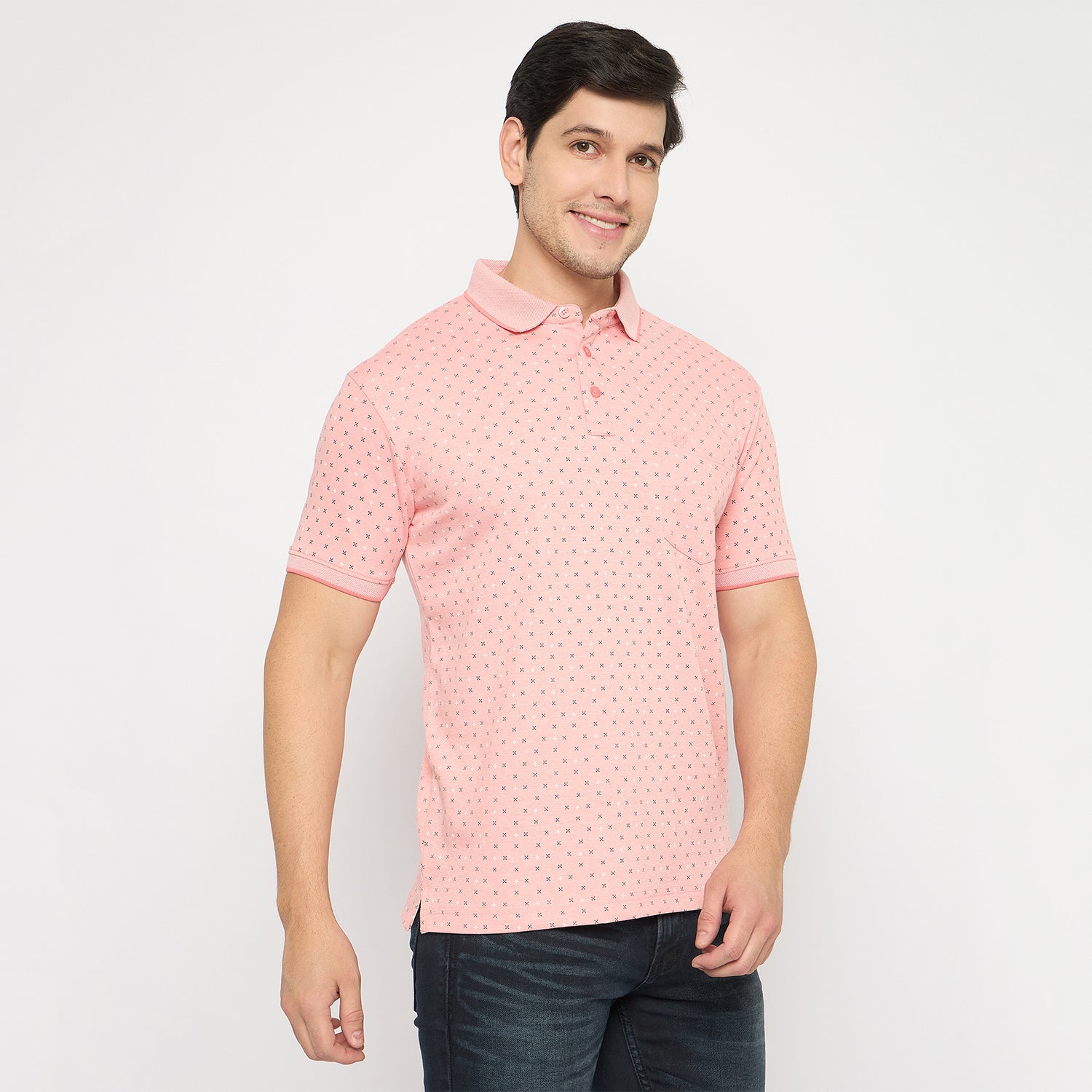 Duke Urban  Men Half Sleeve Cotton Tshirt (LF7448)