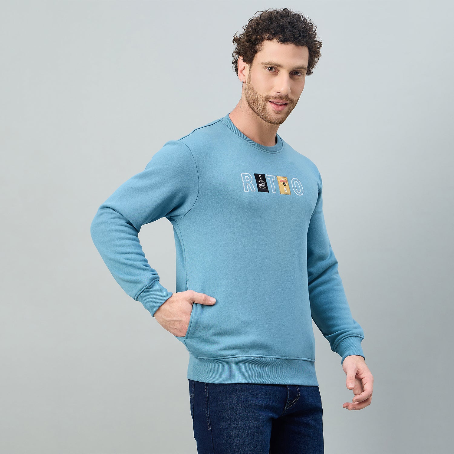 Duke Urban Men Round Neck Regular Sweatshirt (LF6344)