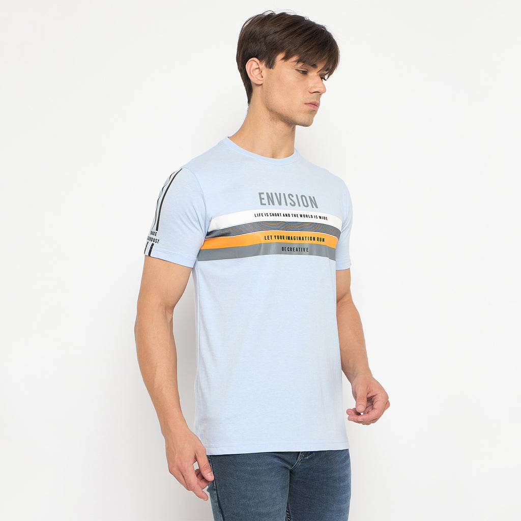 Duke Strardust Men Half Sleeve Cotton T-shirt (LF7104)
