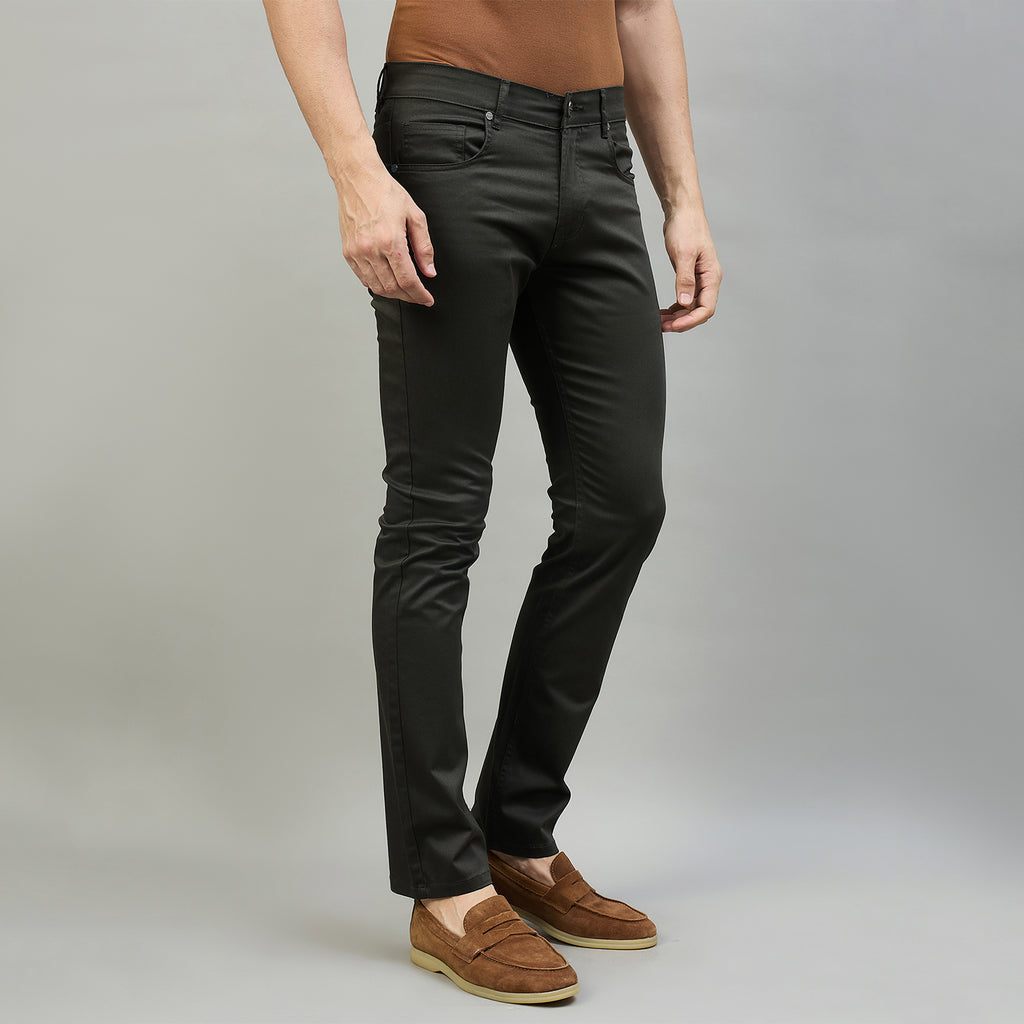 Duke Men Non-Denim Solid Casual Trouser (SDT4666R)