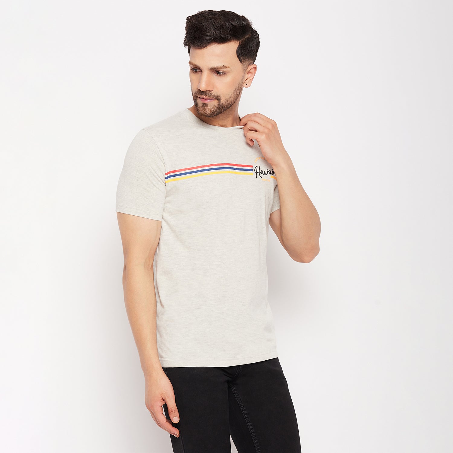 Duke Stardust Men Half Sleeve Cotton T-shirt (LF5889)