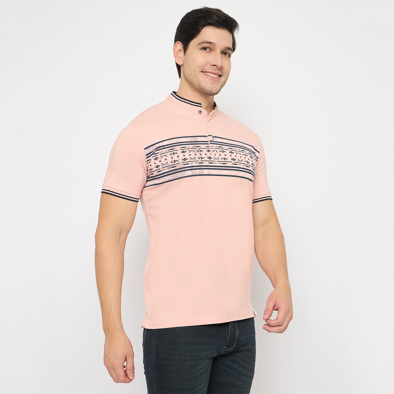 Duke Urban Men Half Sleeve Cotton Tshirt (LF7414)