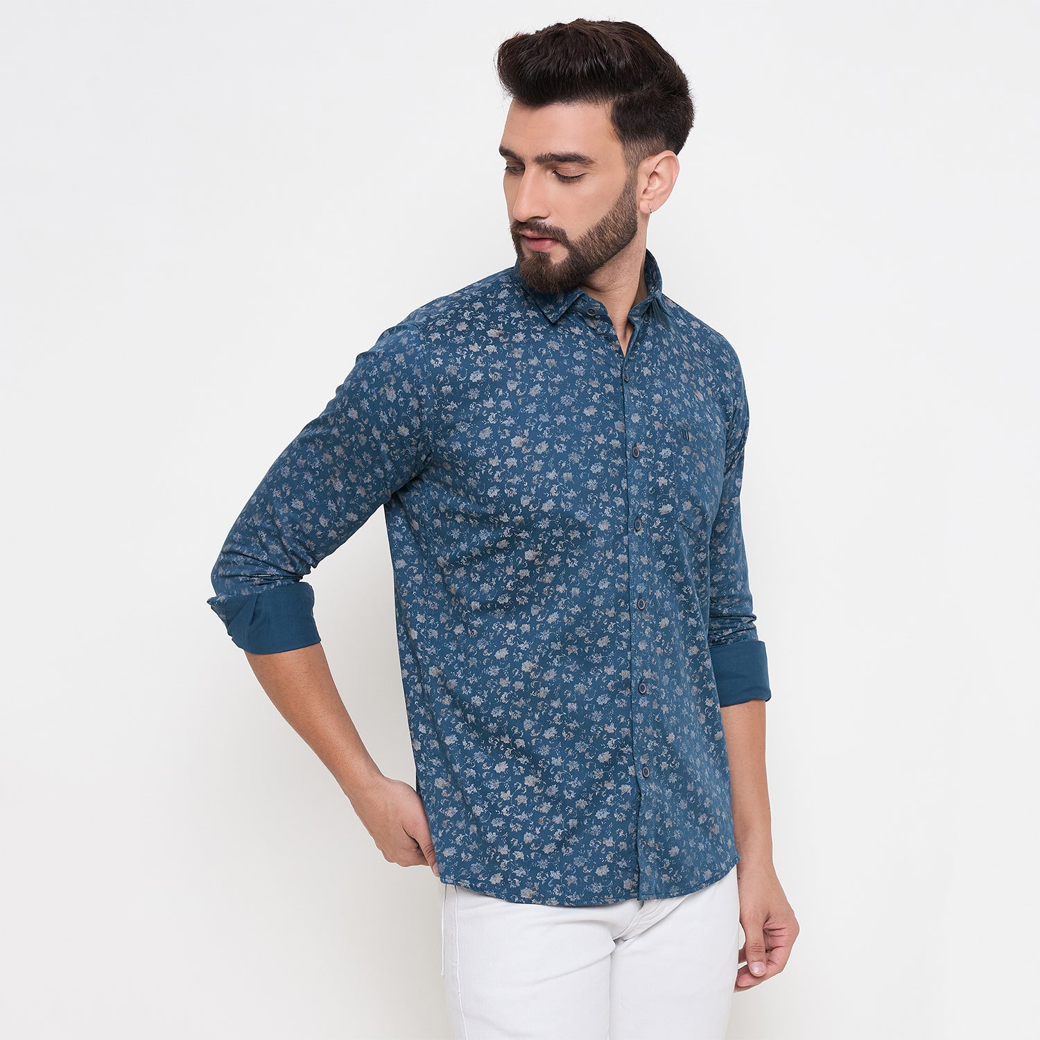 Duke Urban Men Full Sleeve Cotton Shirt (SDO8PRN)