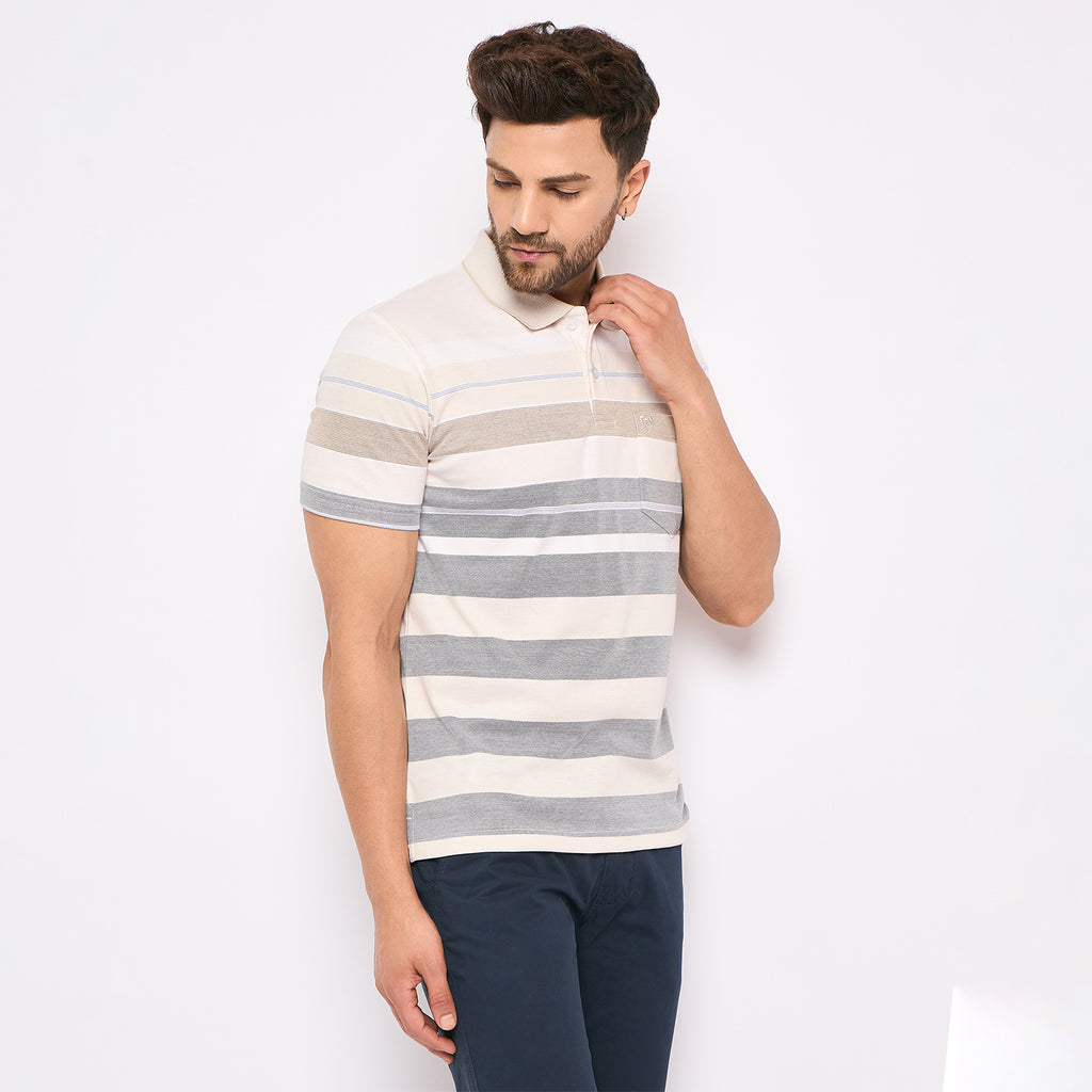 Duke Stardust Men Half Sleeve Cotton T-shirt (LF7255)