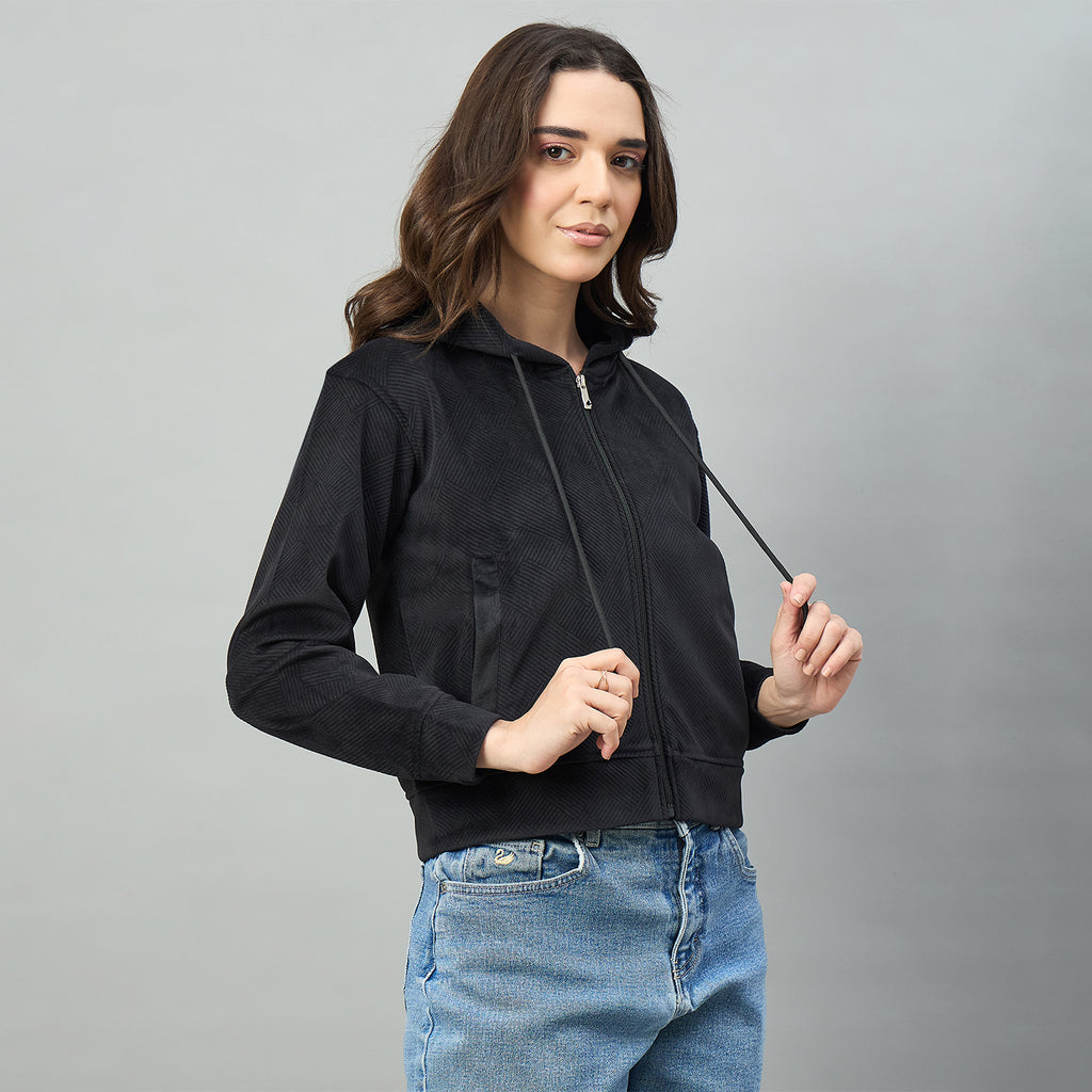 Duke Urban Women Full Sleeve Hooded Sweatshirt (LFX1007)