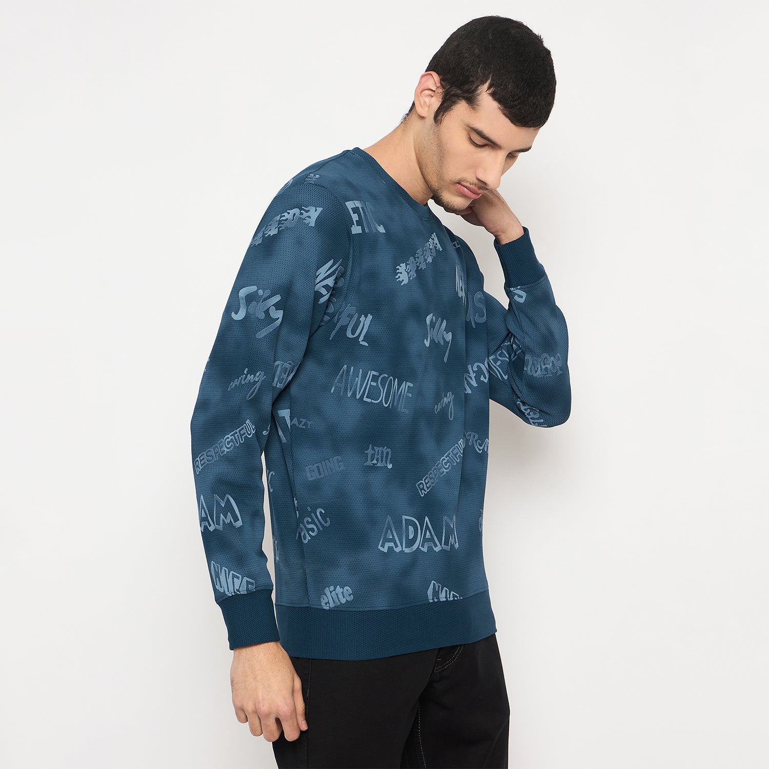 Duke Urban Men Full Sleeve Round Neck Sweatshirt (LF6403S)