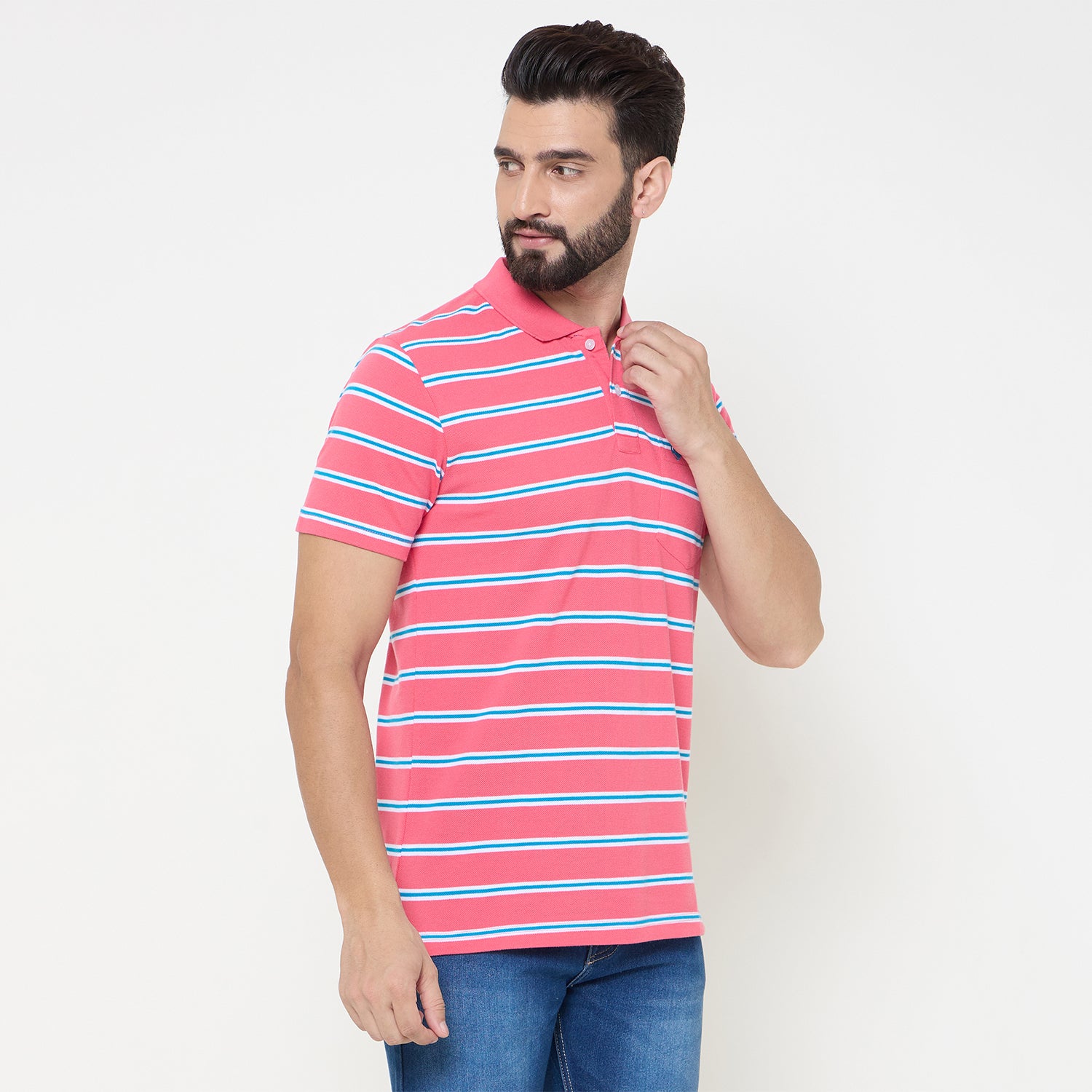 Duke Urban Men Half Sleeve Cotton Tshirt (LF7261)