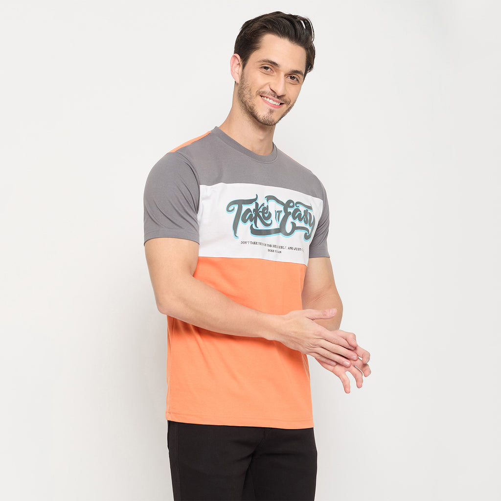 Duke Urban Men Half Sleeve Cotton T-shirt (ONLF257)