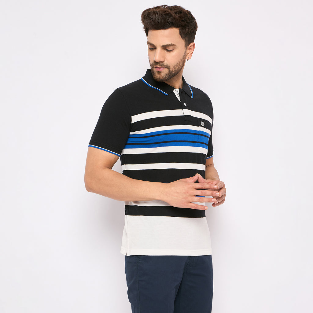 Duke Stardust Men Half Sleeve Cotton T-shirt (LF5362)