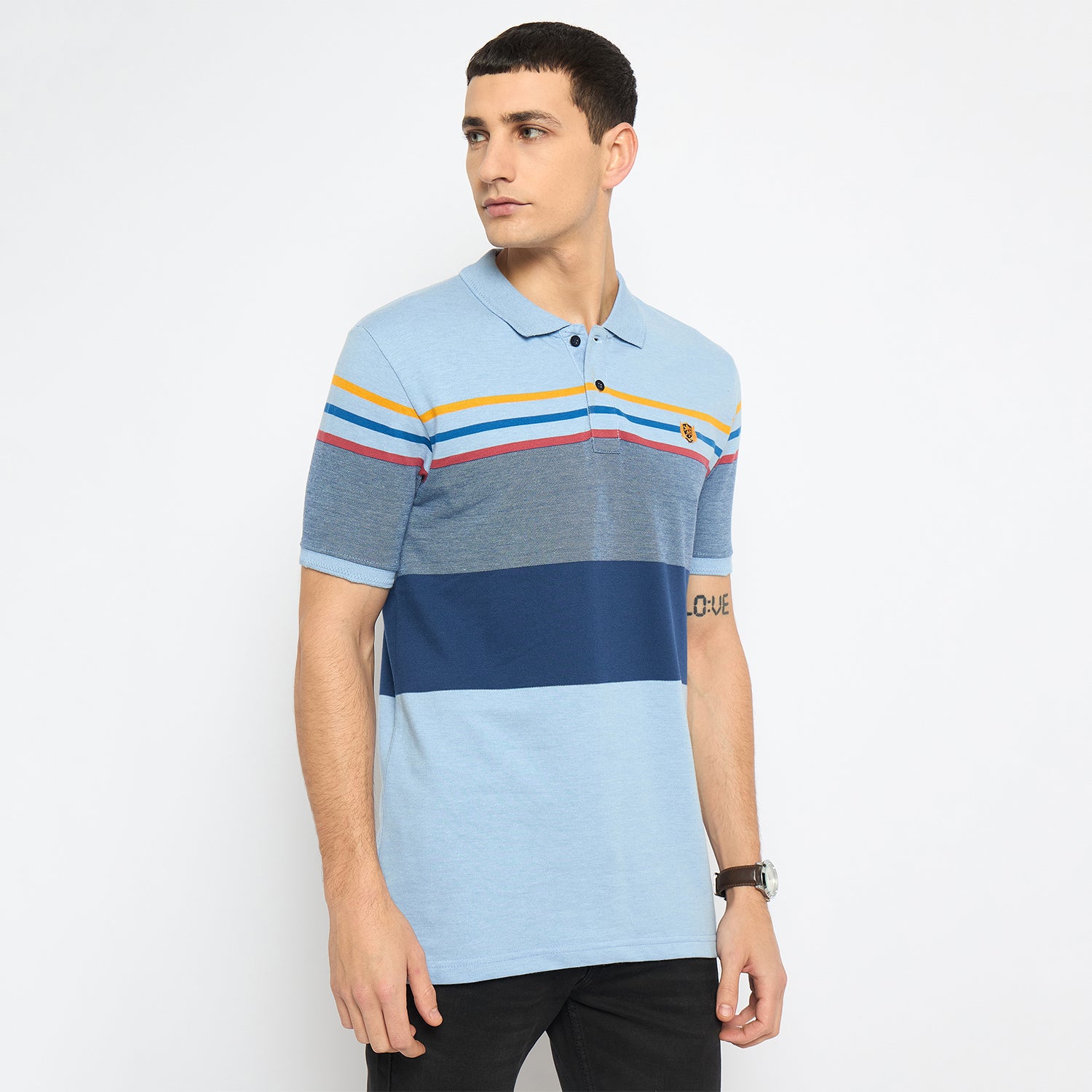 Duke Urban Men Half Sleeve Cotton Tshirt (LF7194)