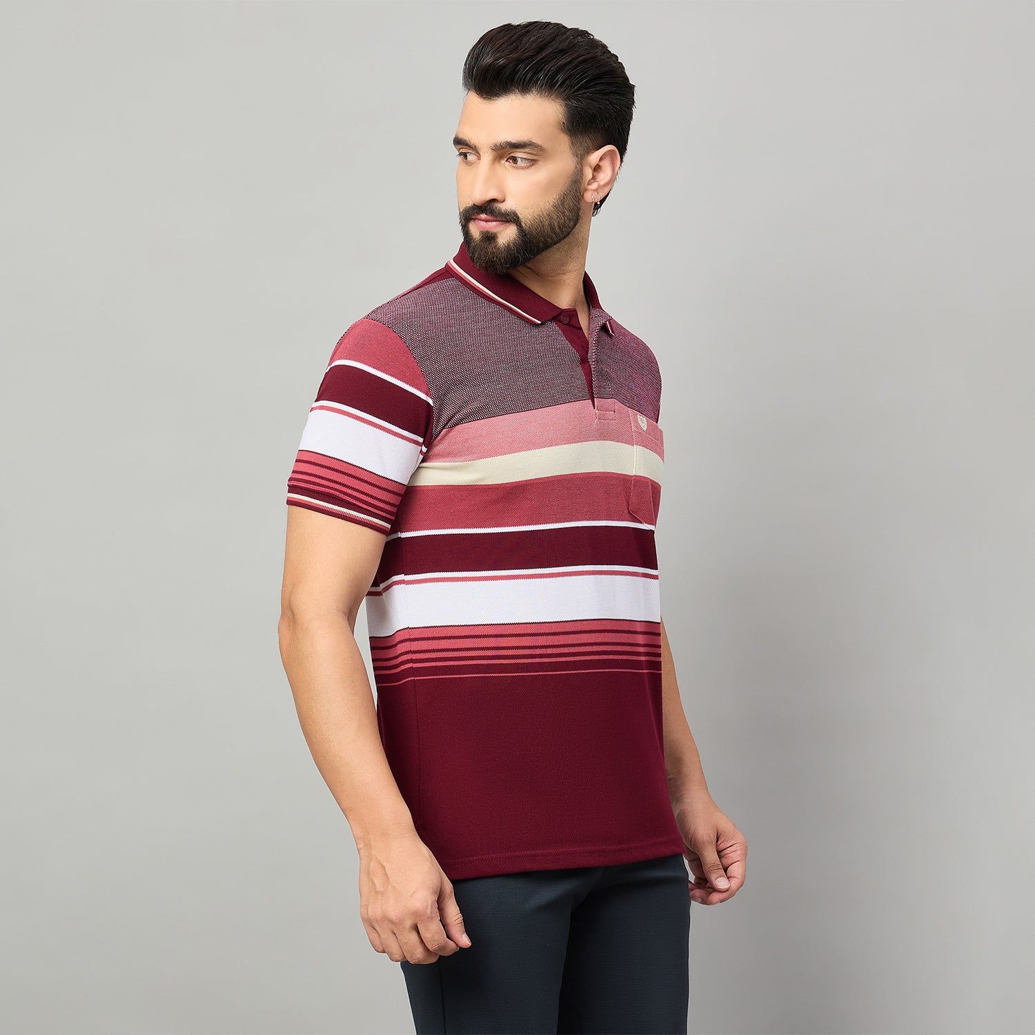 Duke Urban Men Half Sleeve Polo Cotton Tshirt (LF7463)