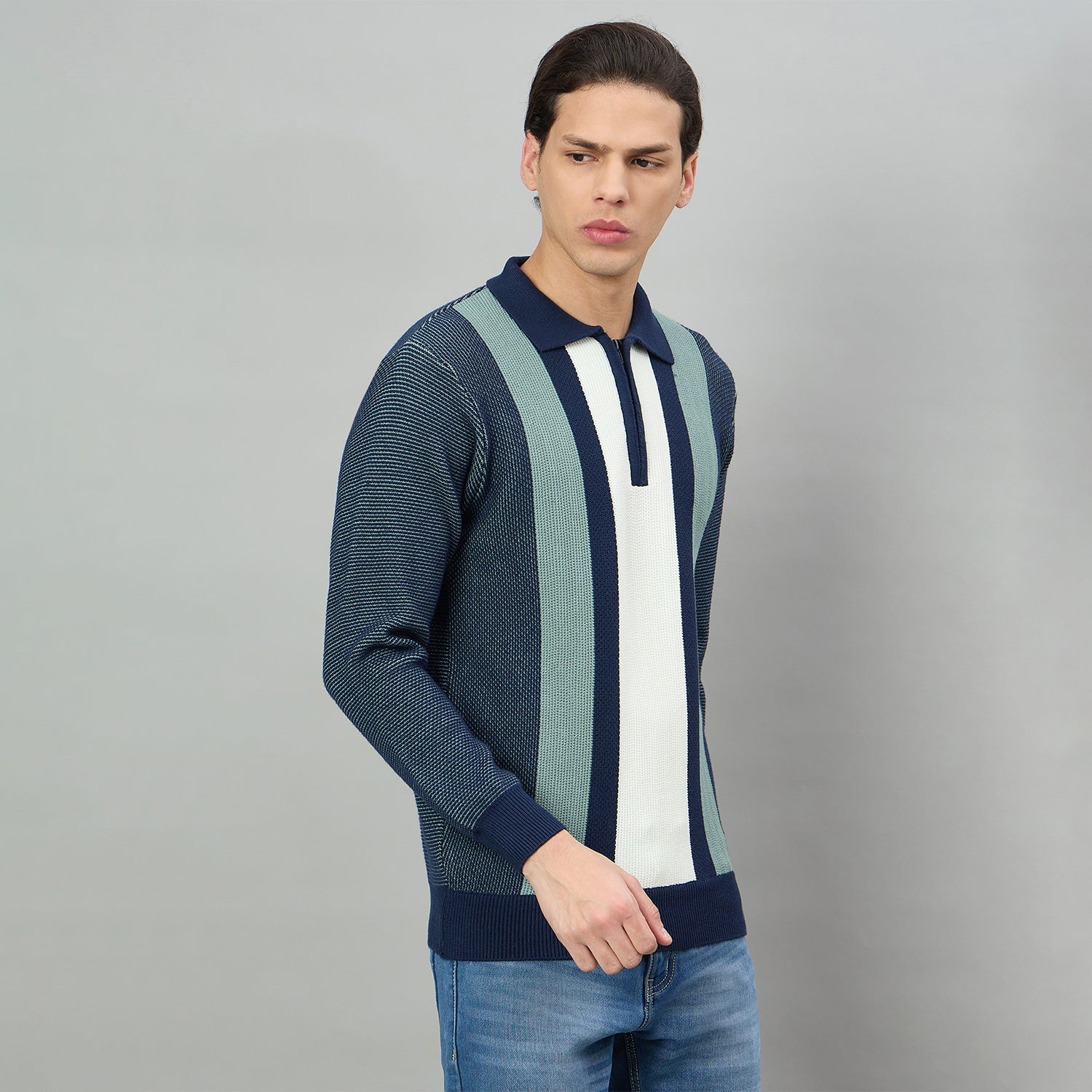 Duke Urban Men Half Sleeve Regular Sweater (SDS2358)